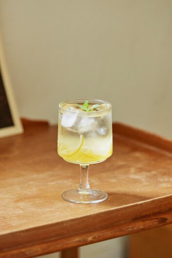 강화유리 고블렛잔 로카 200ml