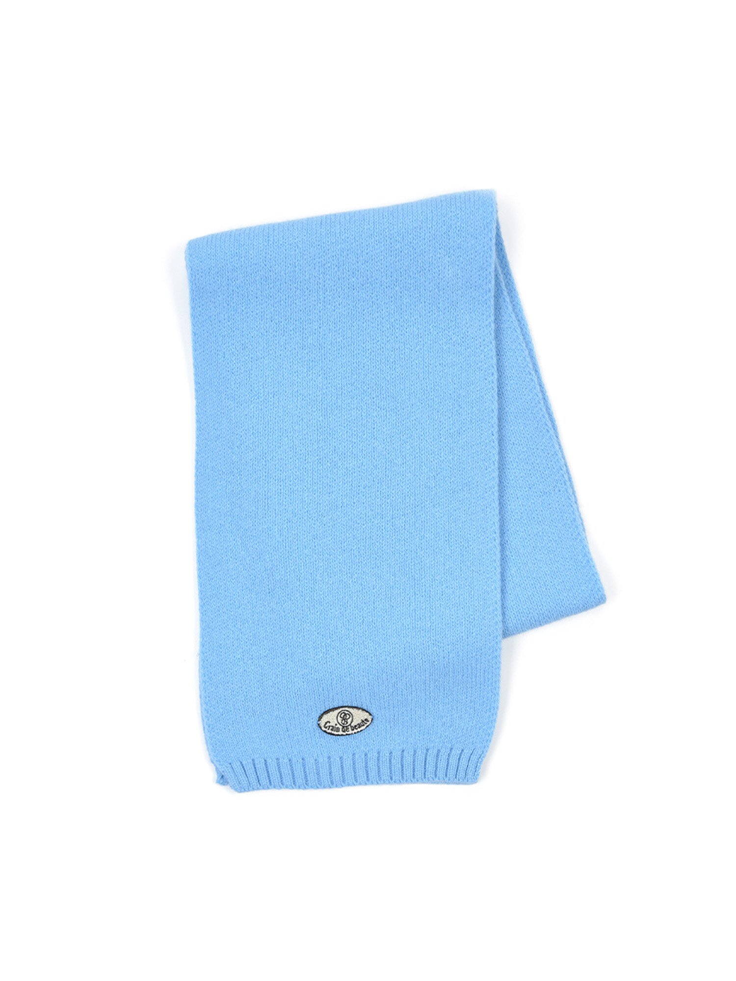 Mini Logo Wool Muffler [Sky Blue]