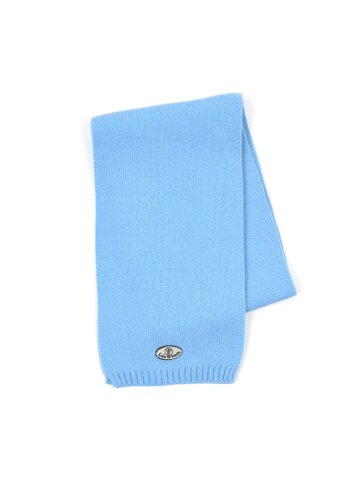 Mini Logo Wool Muffler [Sky Blue]