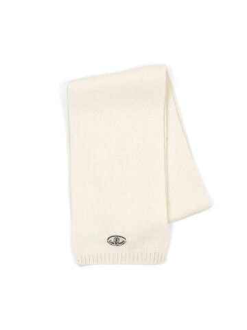 Mini Logo Wool Muffler [Ivory]