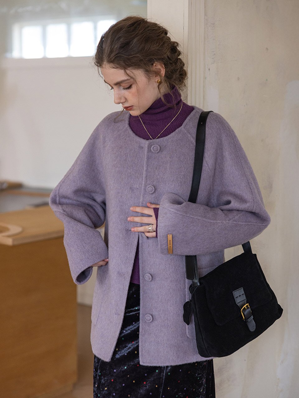 DA_Sense reversible tweed jacket