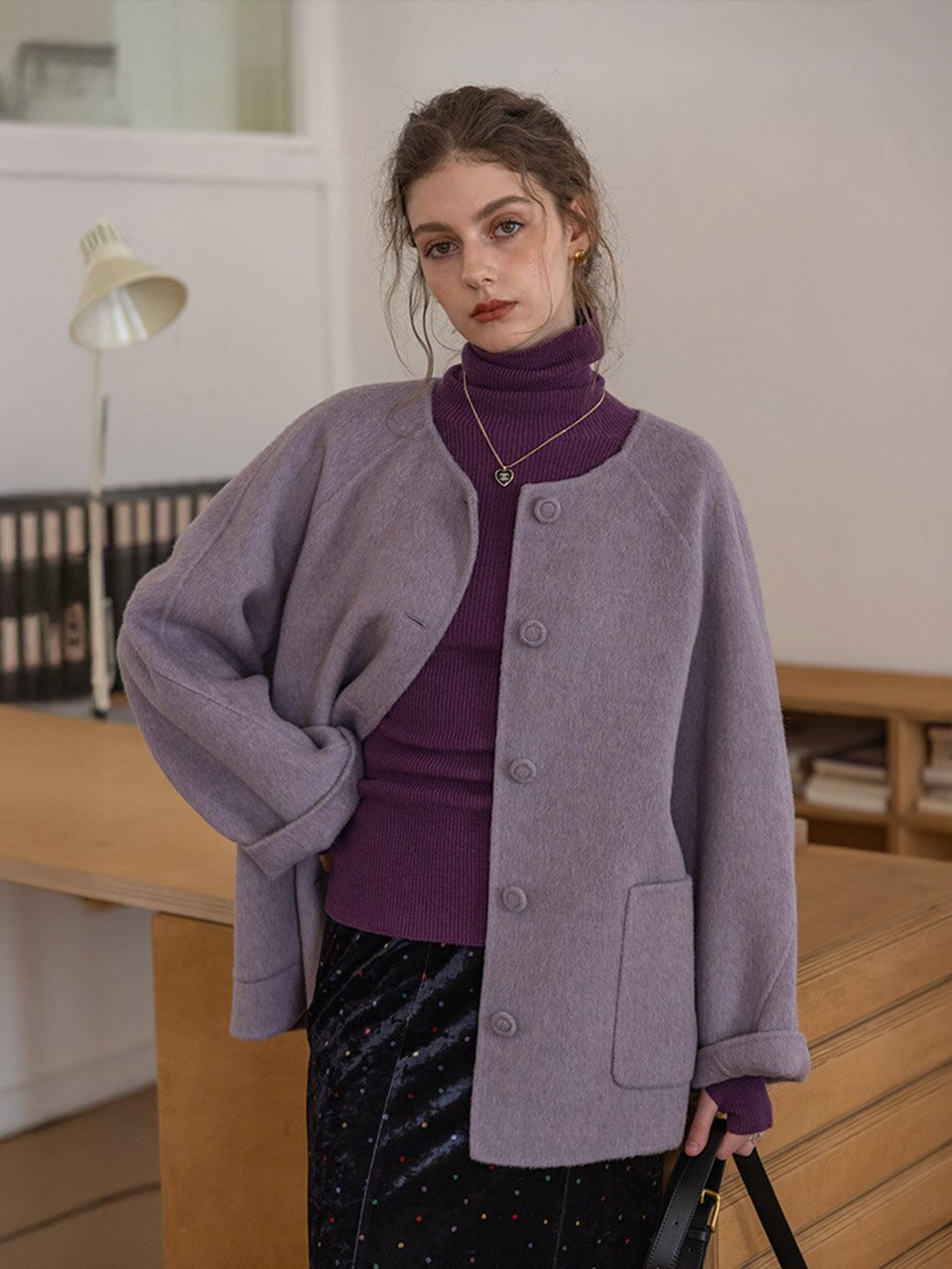 DA_Sense reversible tweed jacket