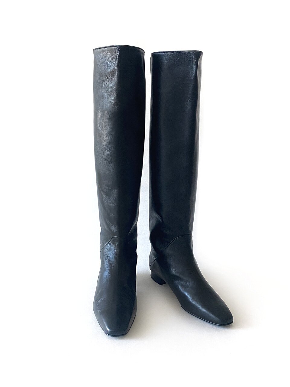 브리나 니하이 롱부츠_Black 2cm ODR220255