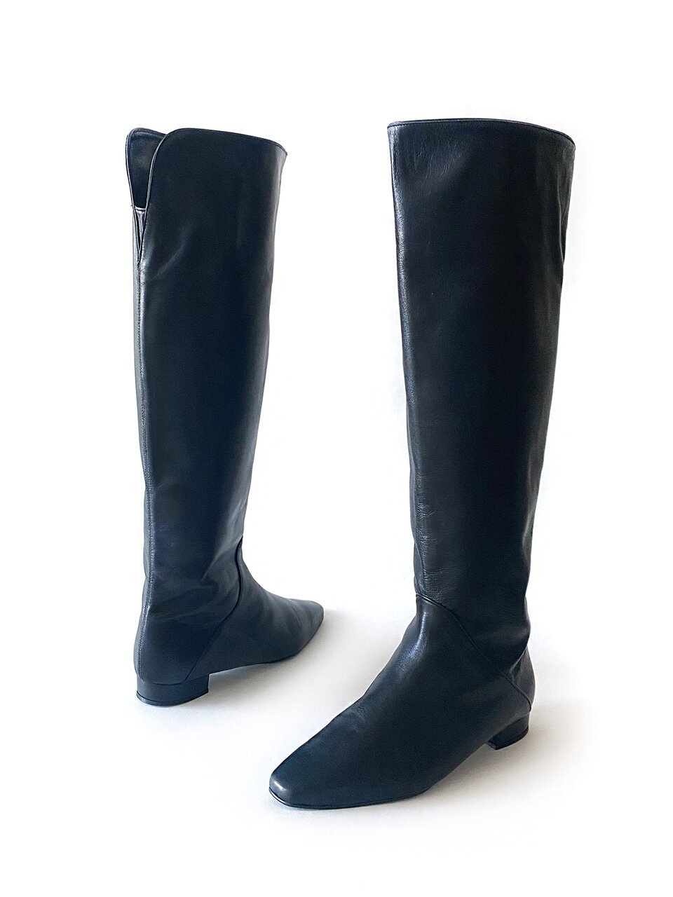 브리나 니하이 롱부츠_Black 2cm ODR220255