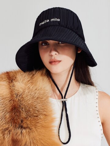 멜라밀라 피오나 플리츠 보닛햇 (3colors)