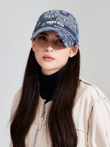 멜라밀라 노바 페이즐리 볼캡 (2colors)