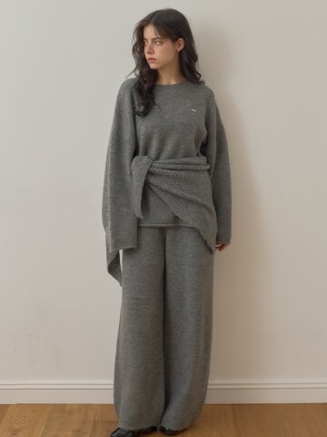 [메종르하르] 레이첼 니트 SET (라운드니트+팬츠+커치프) 3color