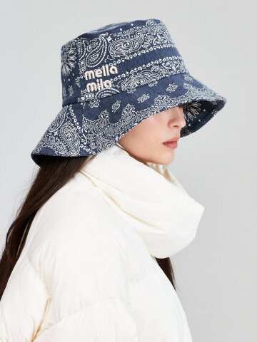멜라밀라 보니 페이즐리 버킷햇 (2colors)