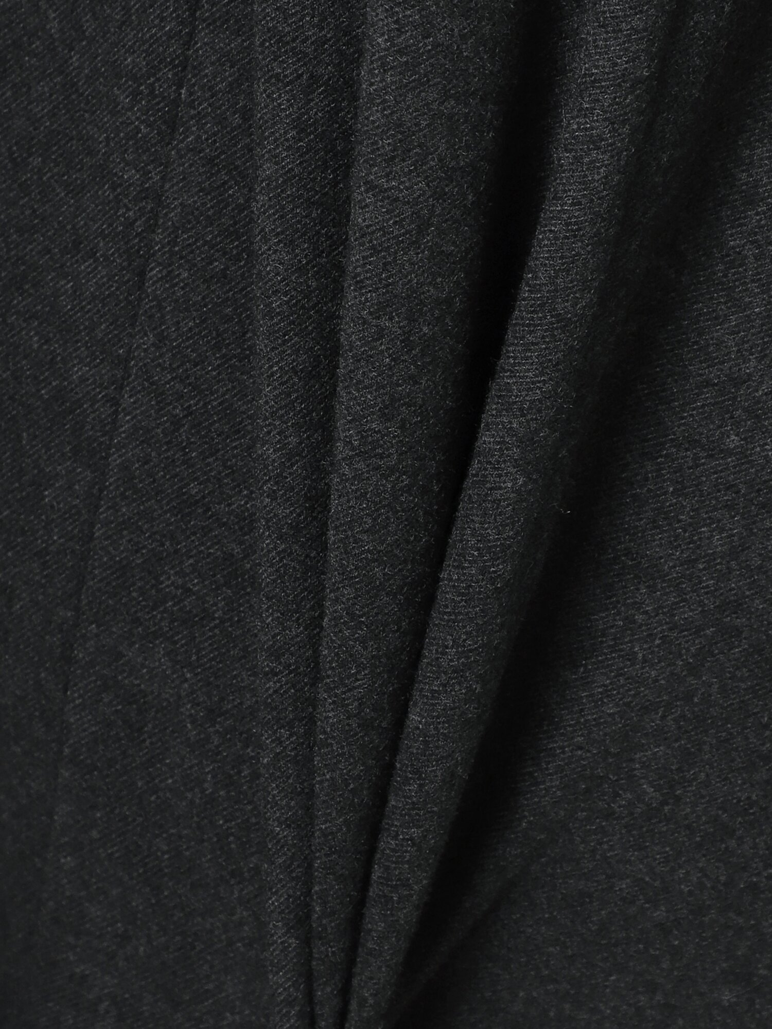싱글 칼라 플리츠 롱 원피스 (DARK GREY)