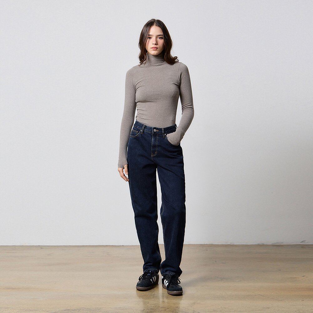 DENIM NAPPING TAPERED PANTS INDIGO W5