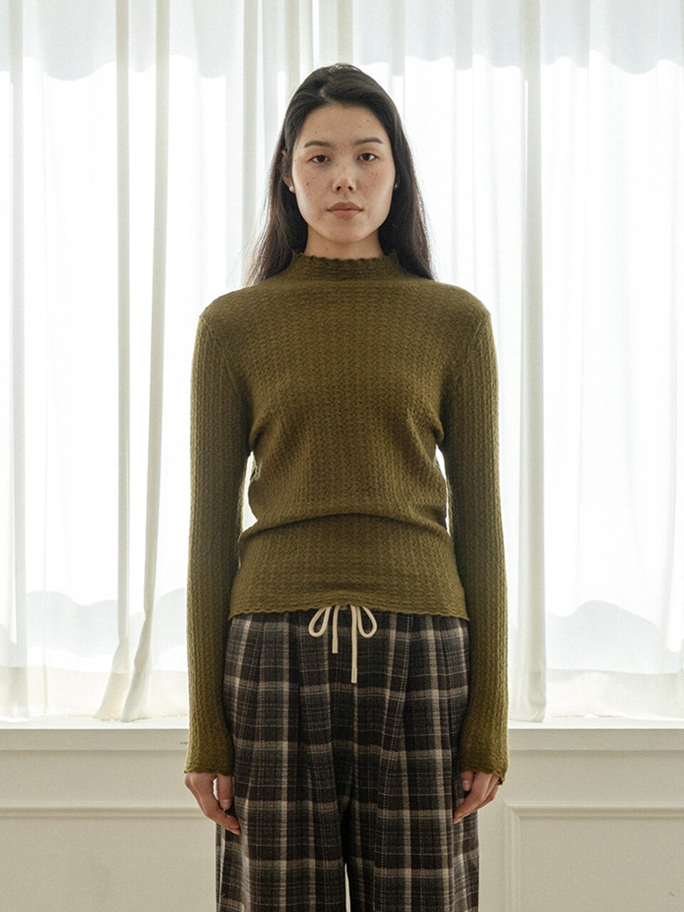 LS_Pattern fantasy knit top_3color
