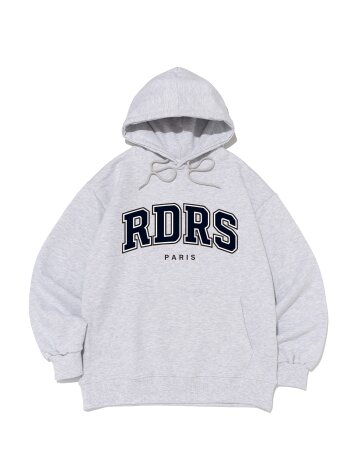 [기모/NO기모] RDRS 파리스 후드티 (화이트멜란지)
