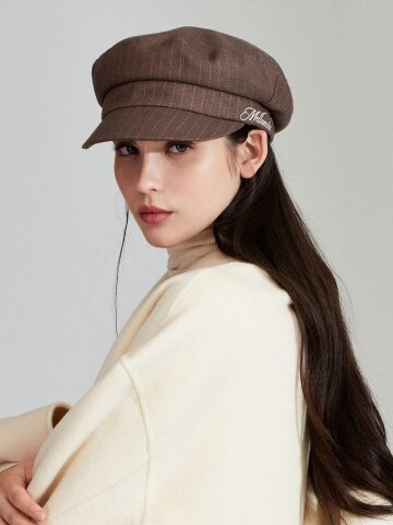 멜라밀라 메이 스트라이프 마도로스 캡 (2colors)