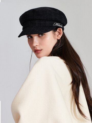 멜라밀라 리라 트위드 마도로스 캡 (2colors)