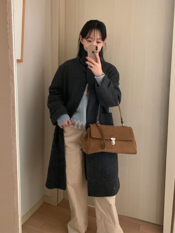 코듀로이 와이드핏 슬랙스 팬츠 
