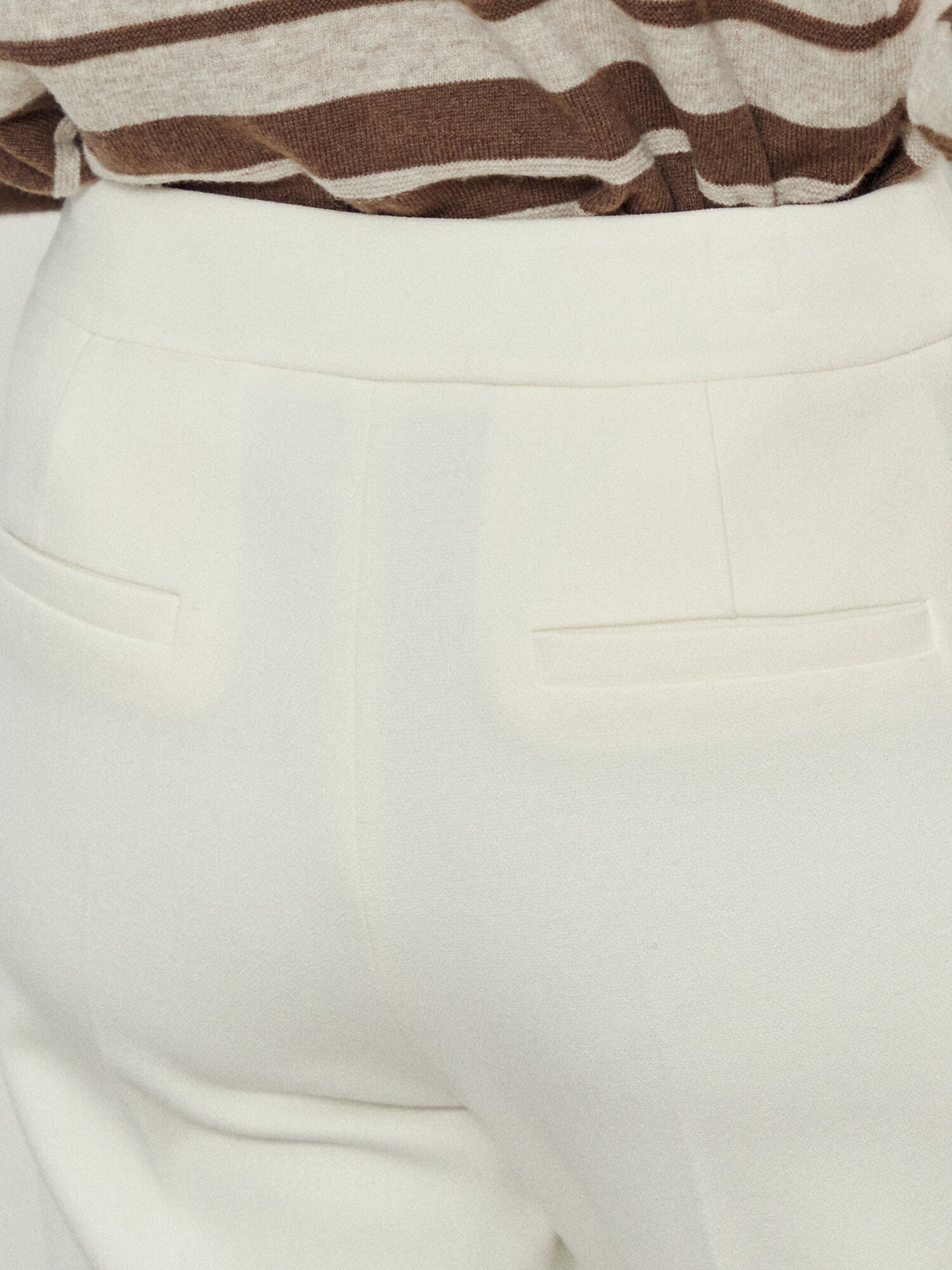 기모 레귤러 일자핏 팬츠 (IVORY)