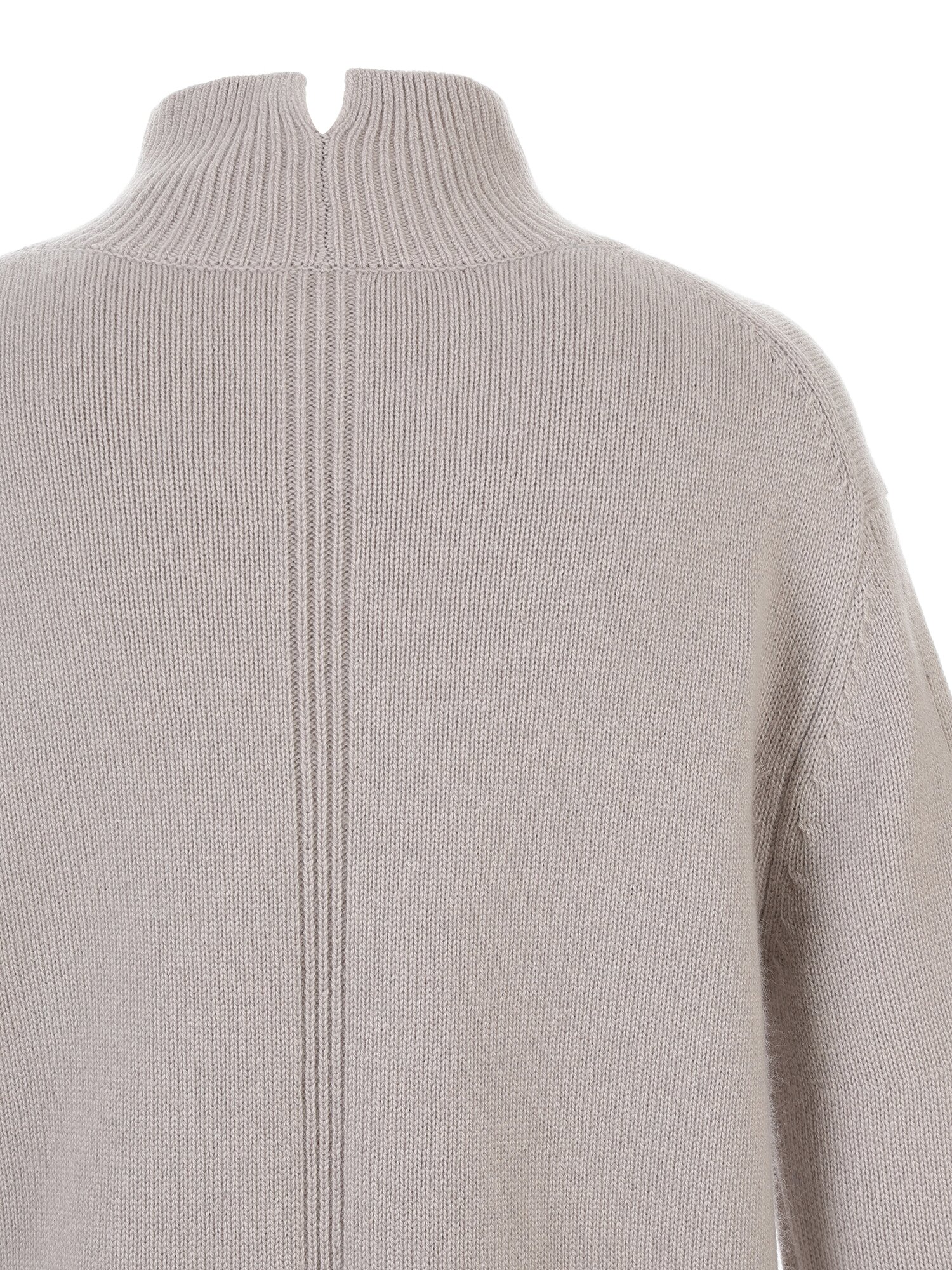 울 캐시미어 하이넥 풀오버 니트 (LIGHT GREY)