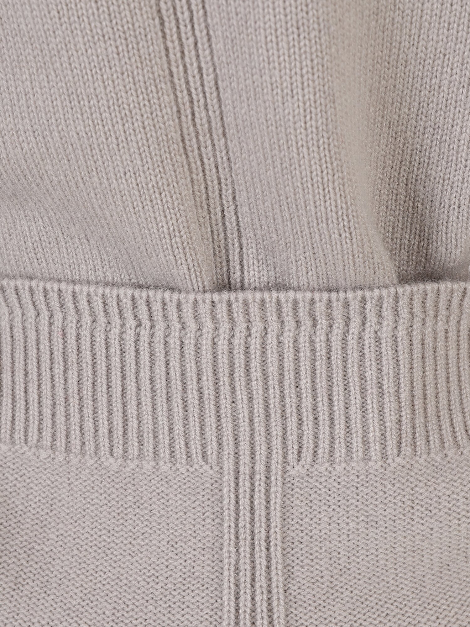 울 캐시미어 하이넥 풀오버 니트 (LIGHT GREY)