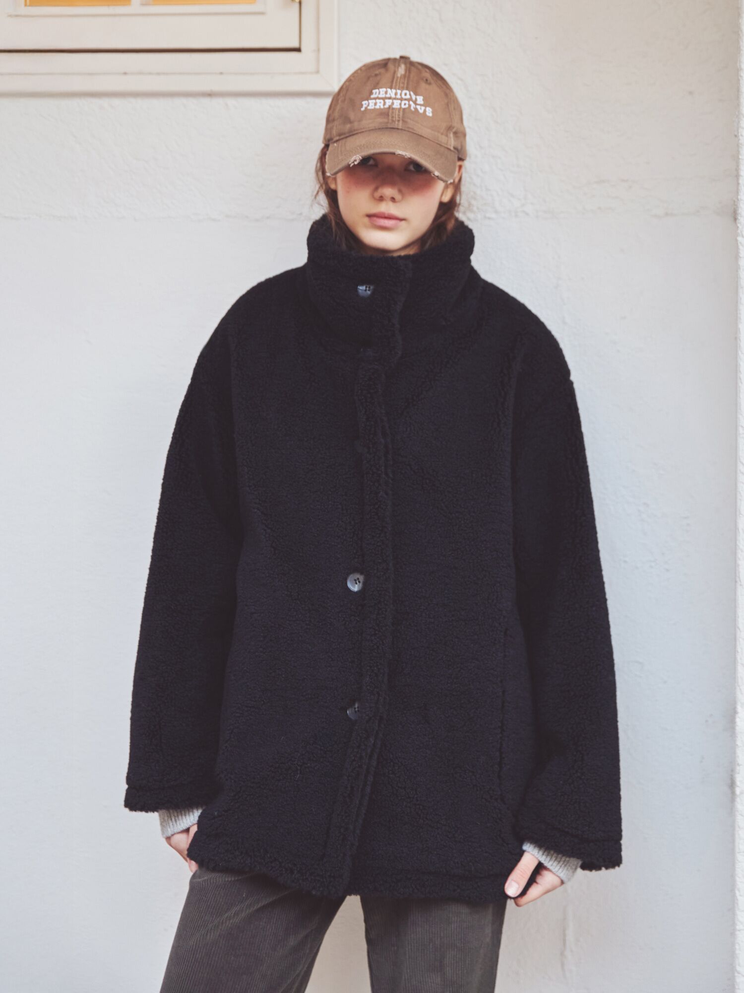 Teddy Jacket Black