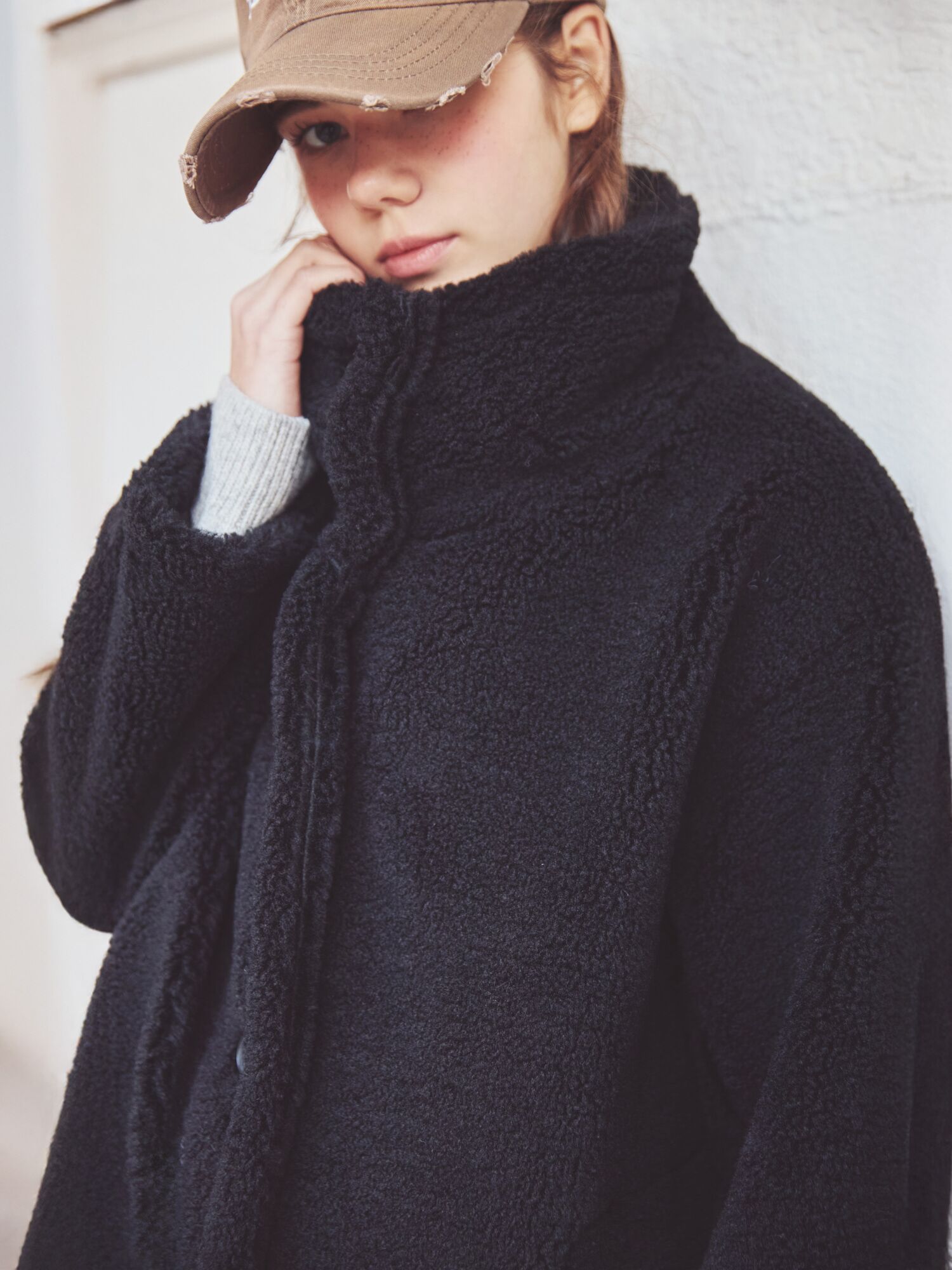 Teddy Jacket Black