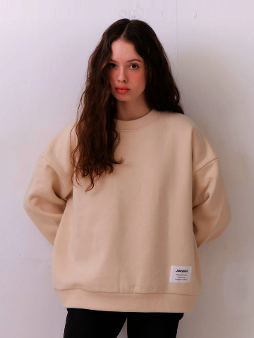 Elliot Oversized Cozy Sweatshirt – Soft Cream
