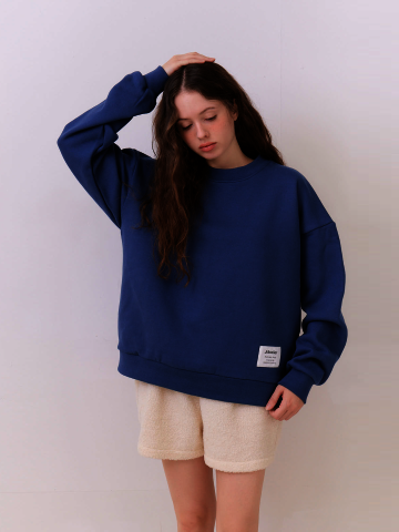 Elliot Oversized Cozy Sweatshirt – Deep Blue