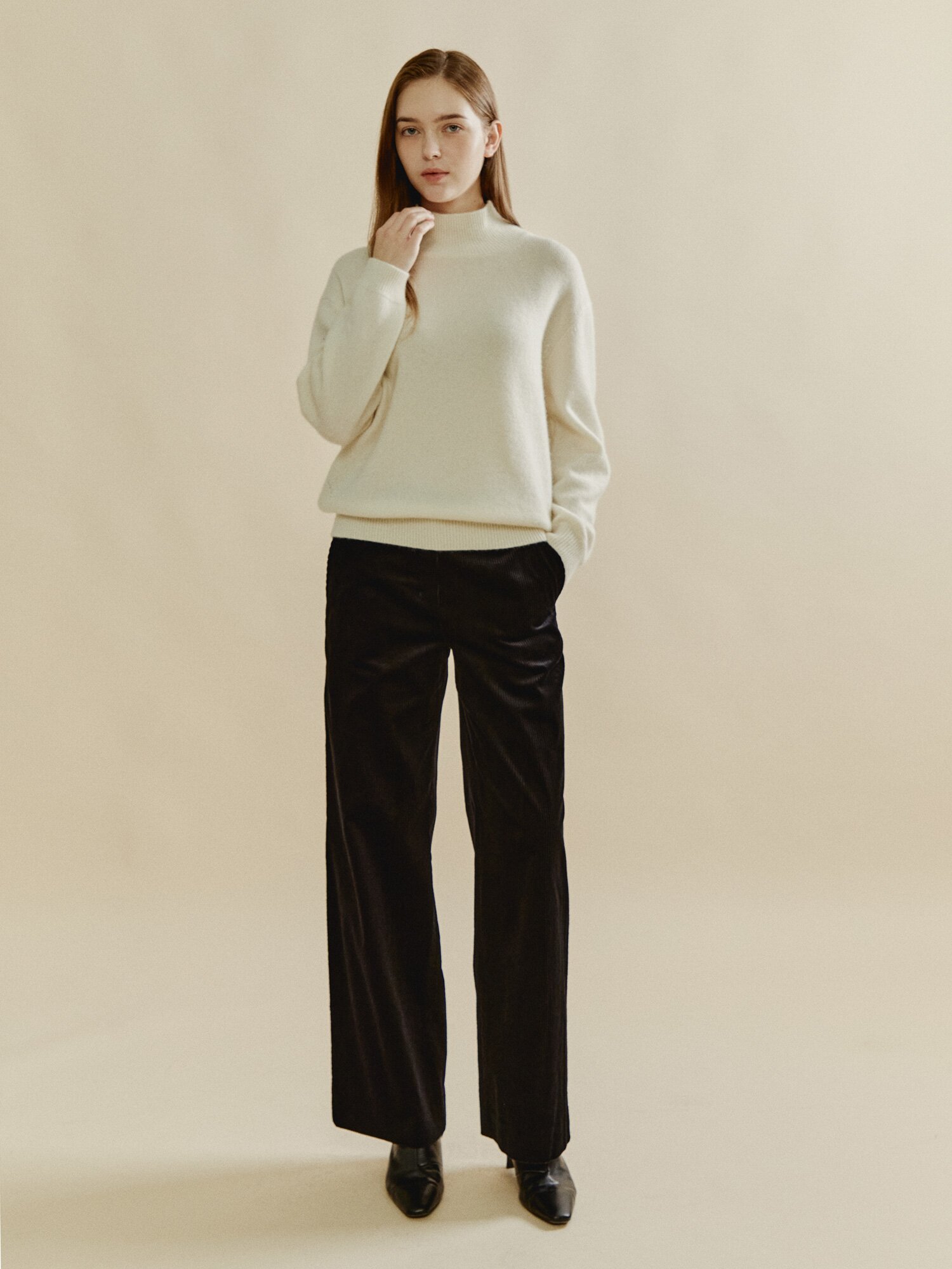 리파인드 코듀로이 컴포트 팬츠 (BLACK)