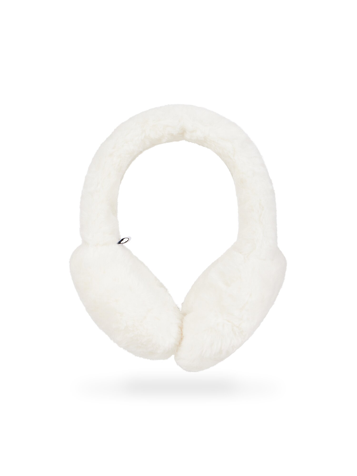 VA 커브드 로고 퍼 이어머프 크림