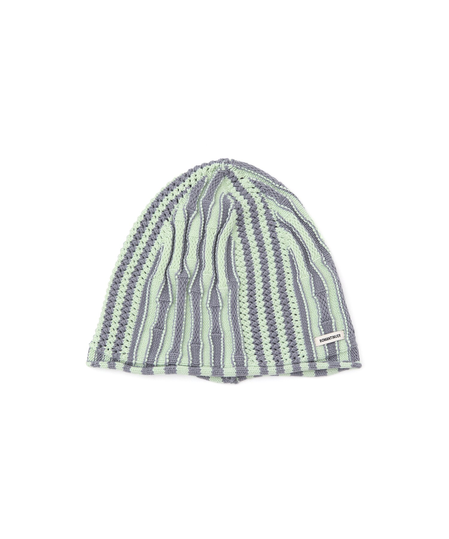 Two-Tone Stripe Beanie (Green)
