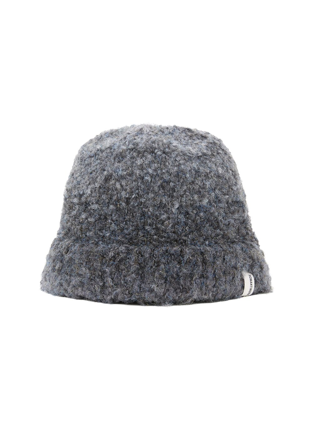 Teddy Boucle Bucket Hat (charcoal)