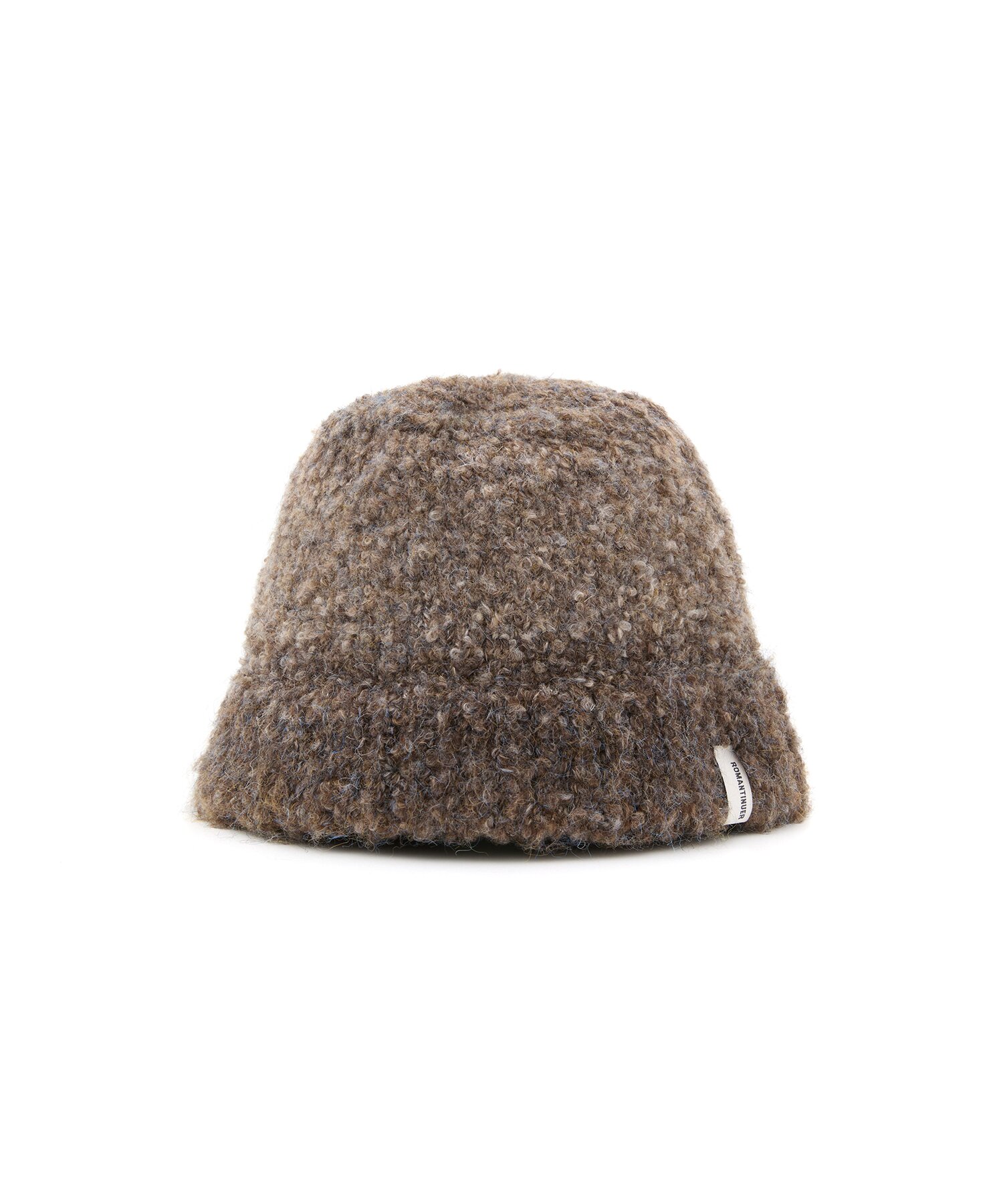 Teddy Boucle Bucket Hat (Brown)