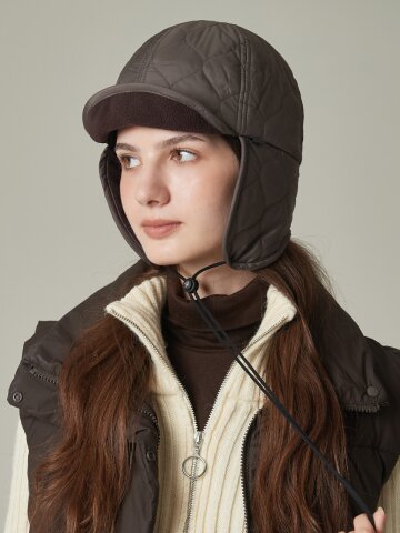 그린라벨 퀼팅 패딩 트루퍼햇 아말리 (4 colors)