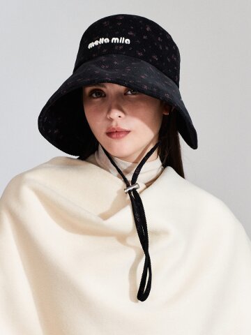 멜라밀라 루나 코듀로이 플라워 보닛햇 (3colors)