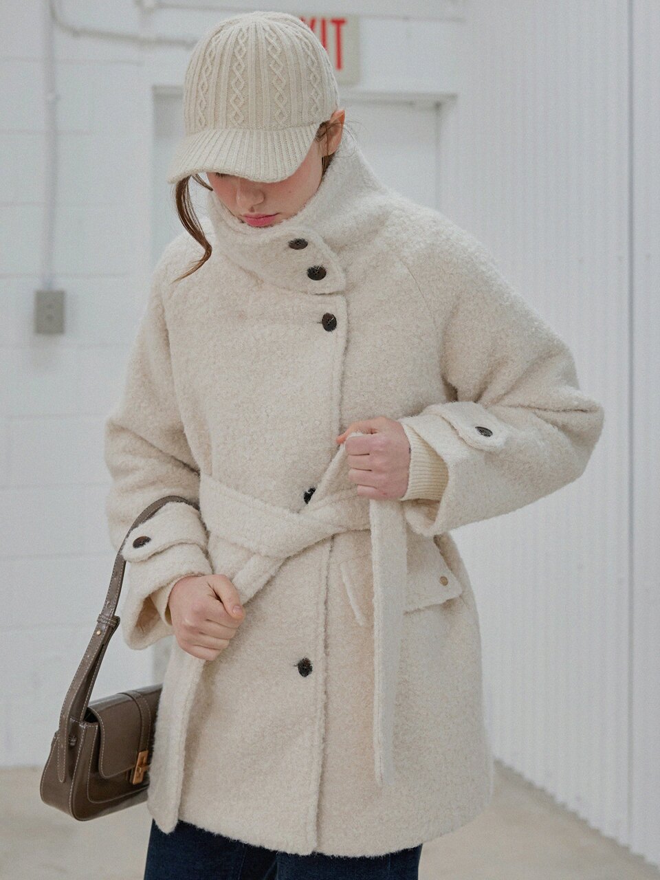 [5차리오더][누빔ver] Neutral mood boucle coat_2 Colors