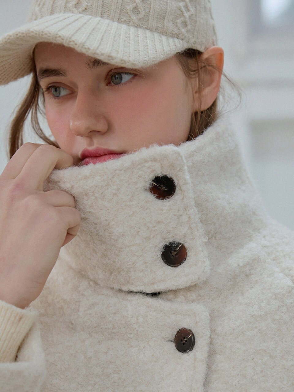 [5차리오더][누빔ver] Neutral mood boucle coat_2 Colors