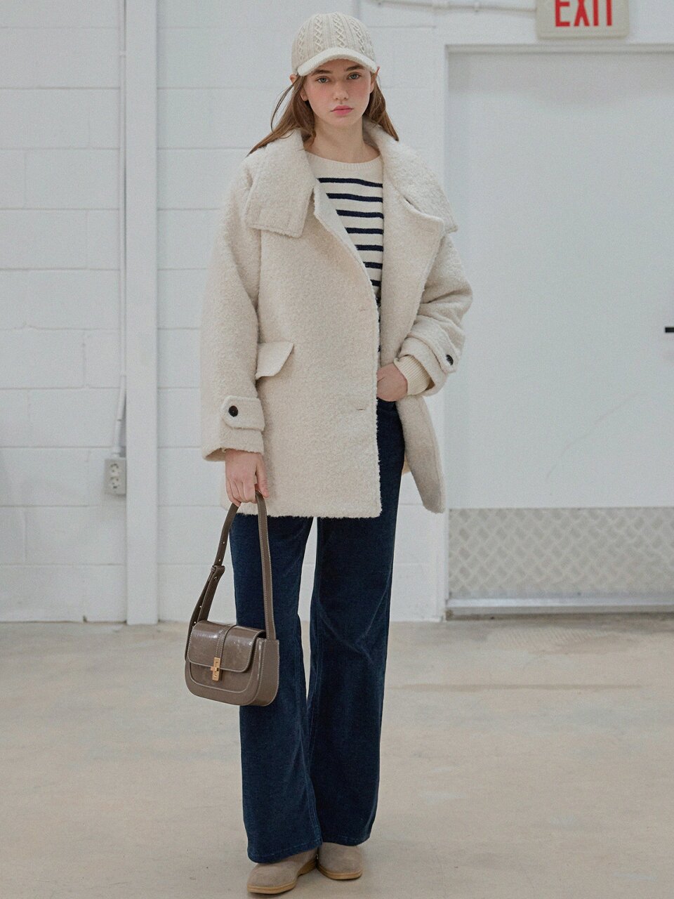 [5차리오더][누빔ver] Neutral mood boucle coat_2 Colors