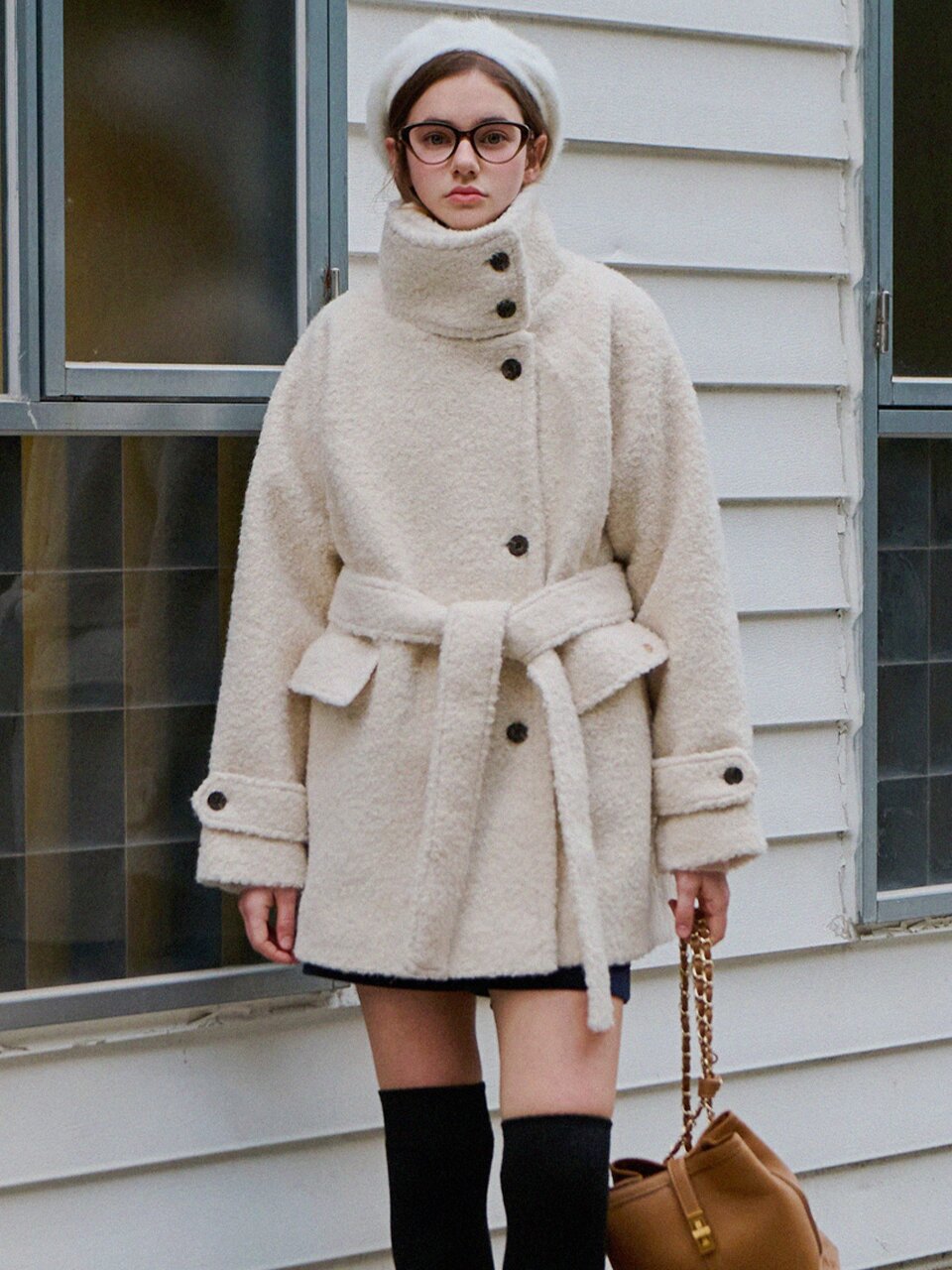 [5차리오더][누빔ver] Neutral mood boucle coat_2 Colors