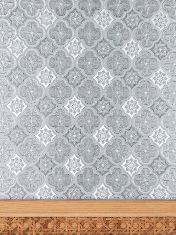 무점착 레트로 입체 패턴 유리 시트지 창문 인테리어용 200cmX90cm