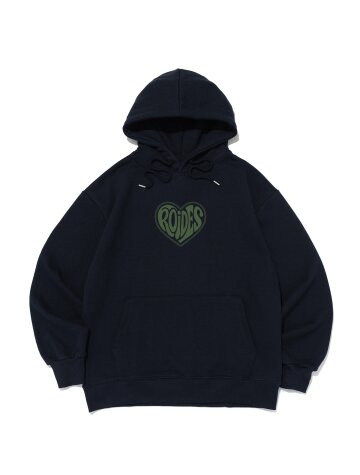 [기모/NO기모] 하트샷 그래픽 후드티 (네이비)