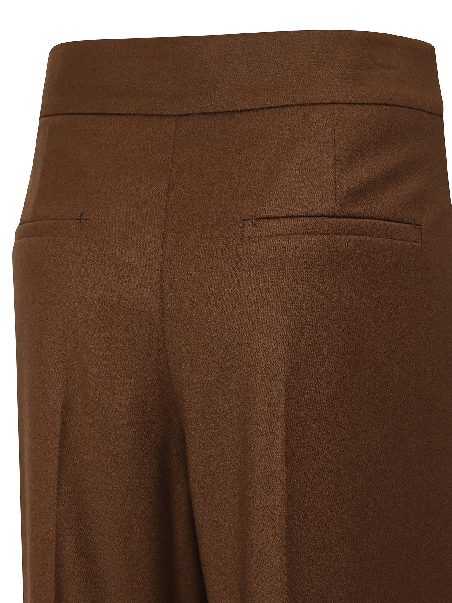 울 투 턱 와이드 슬랙스 팬츠 (CAMEL)