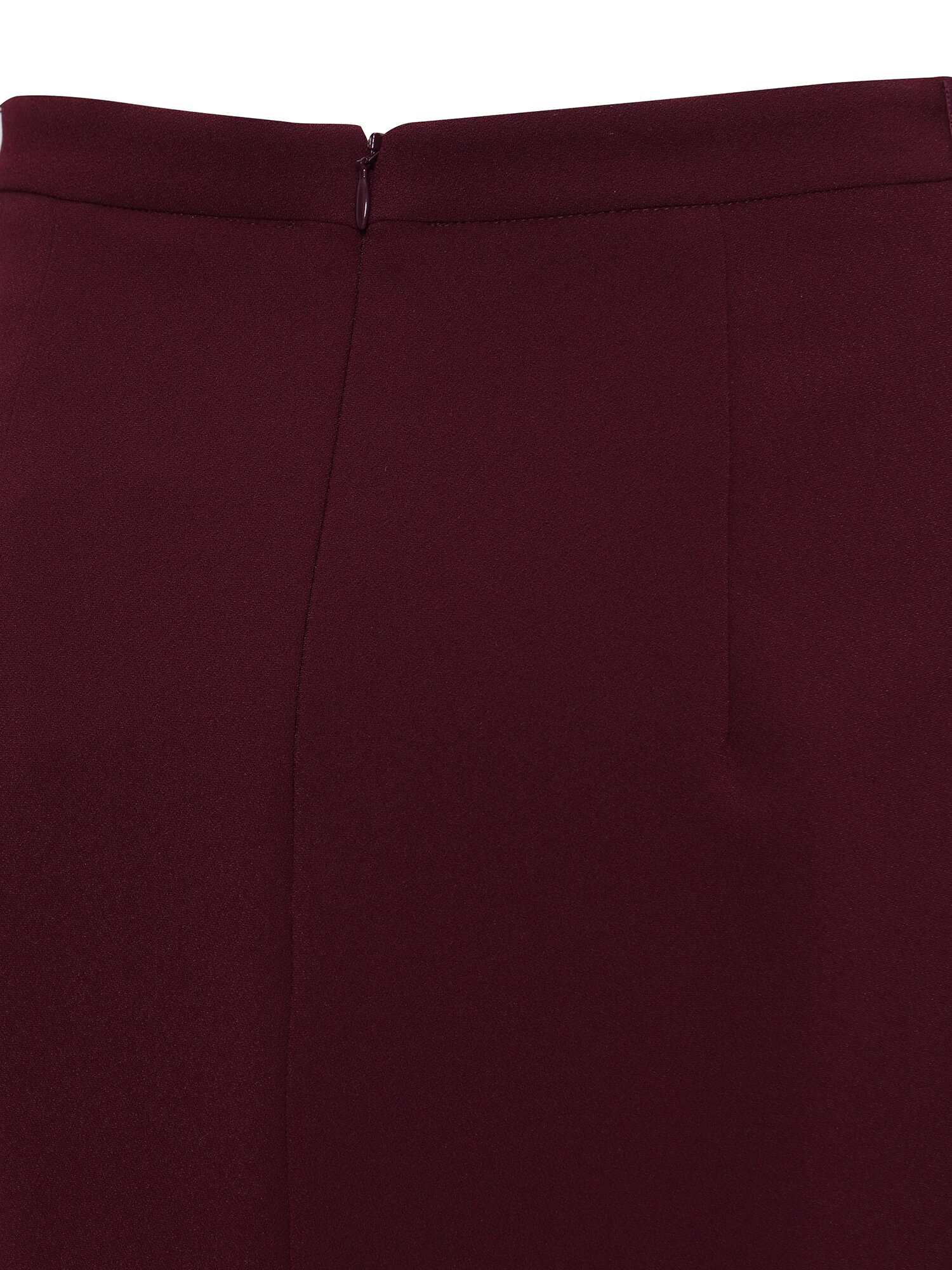 H라인 머메이드 스커트 (BURGUNDY)