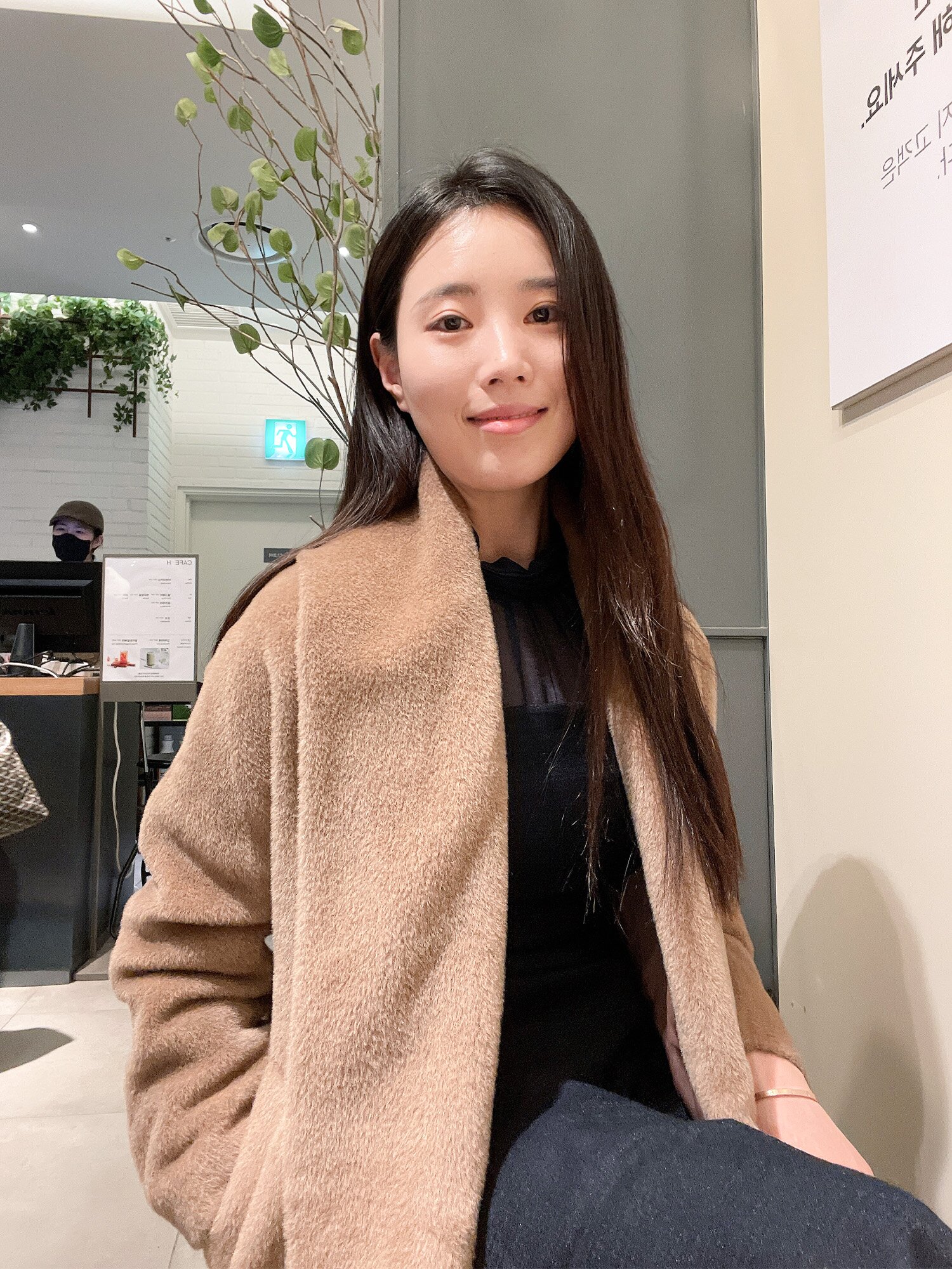 울 알파카 숄칼라 벨티드 코트 (CAMEL)