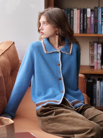 SR_Collar button knit cardigan_3color
