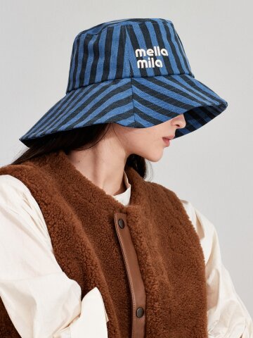 멜라밀라 마리나 스트라이프 버킷햇 (3colors)