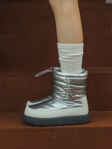 ljh024-1 Padded Mid Boots - 2 Colors