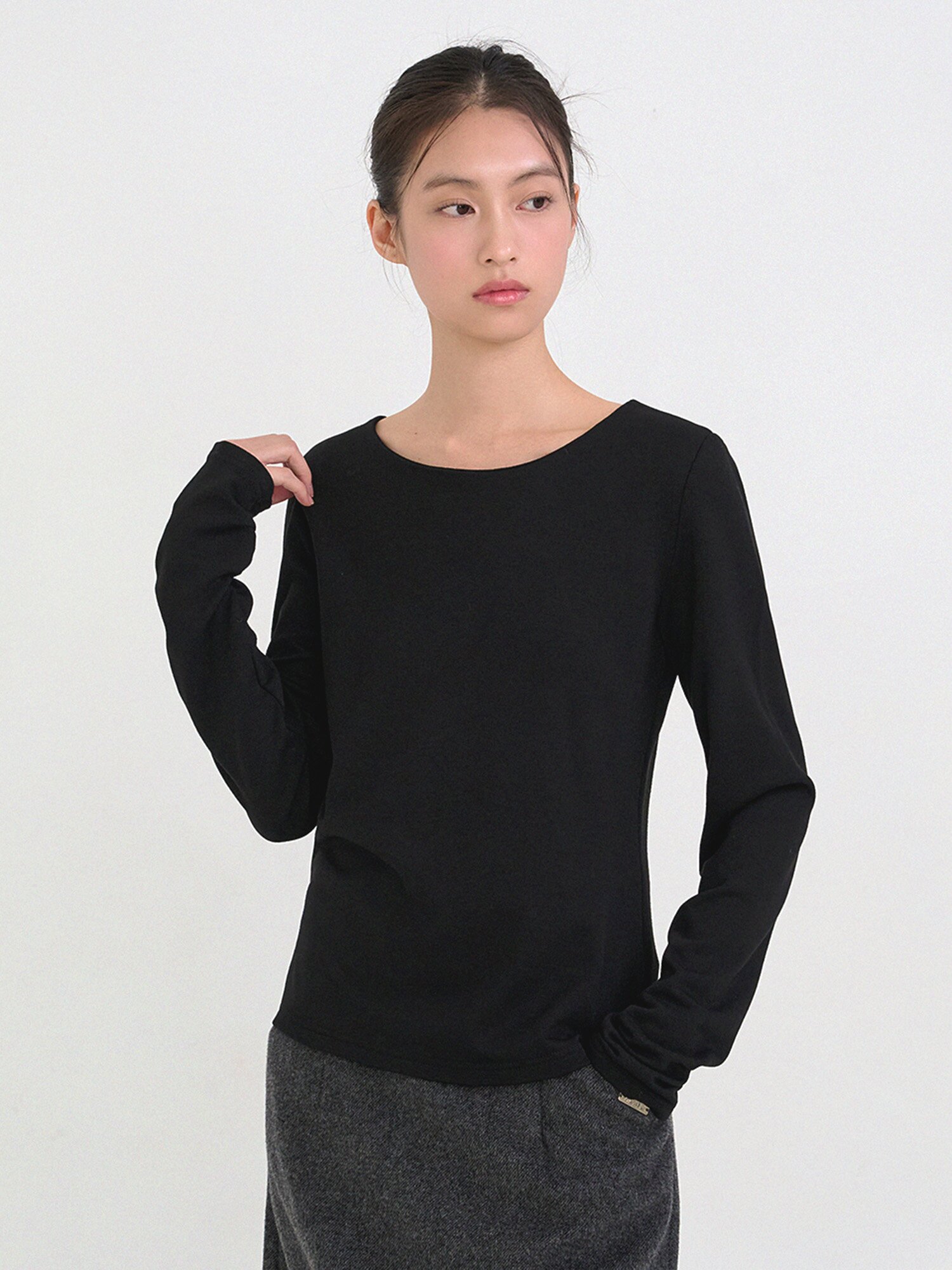 라미스 보트 넥 티
