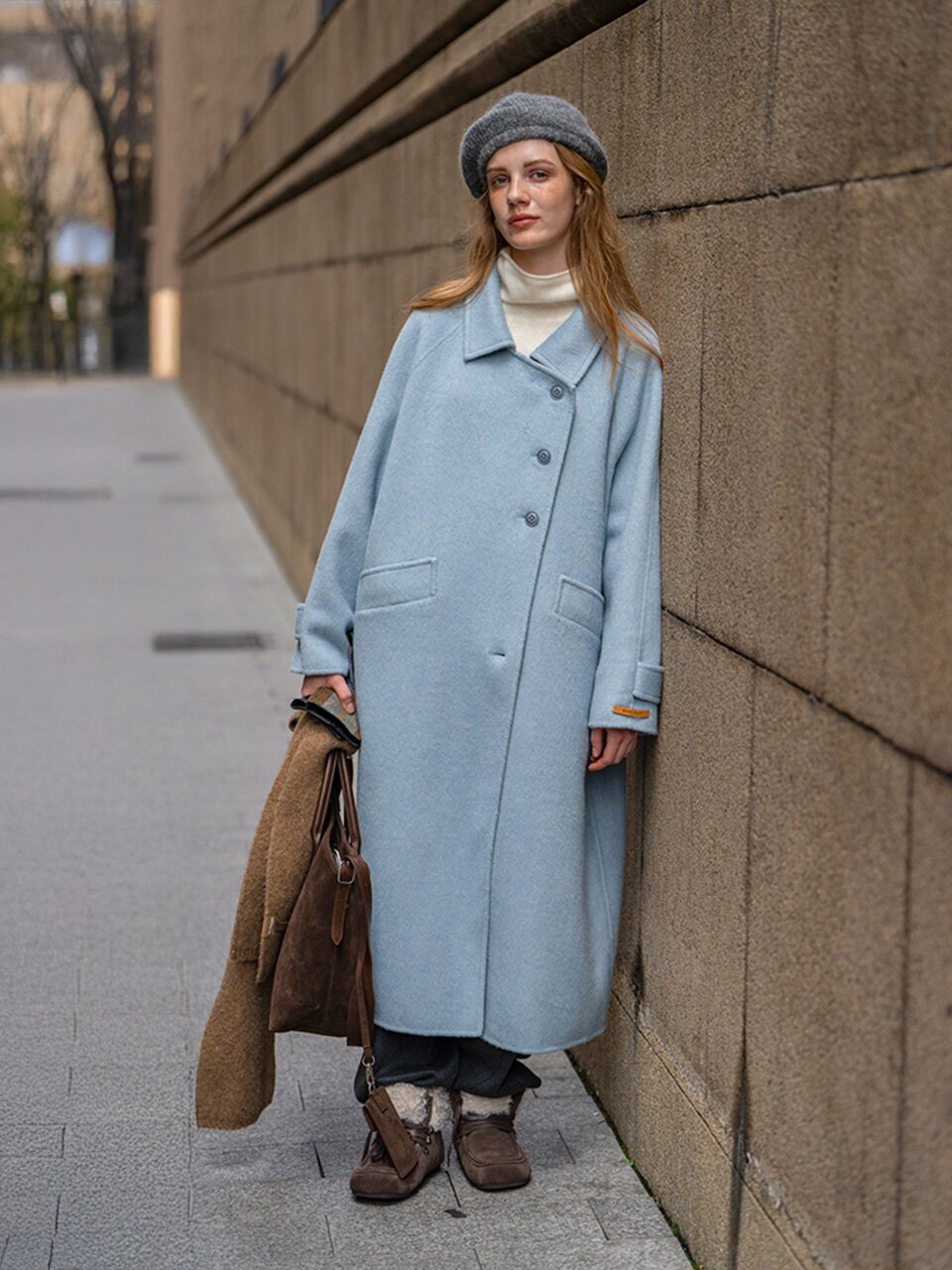 DA_Diagonal placket coat_2color