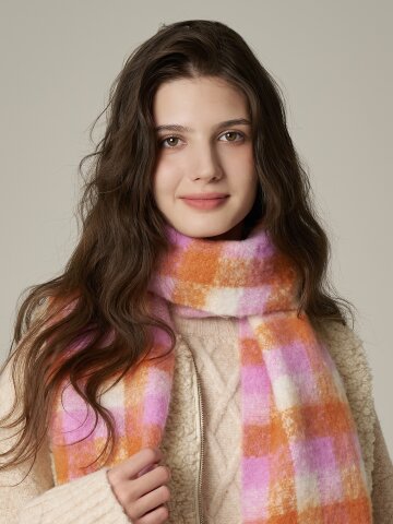 타탄체크 머플러 비르민 (2 colors)