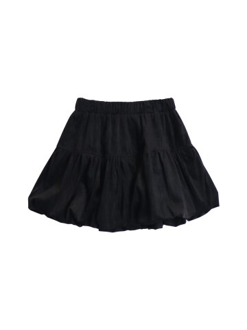 BONBON VELVET PUMPKIN SKIRT_BLACK
