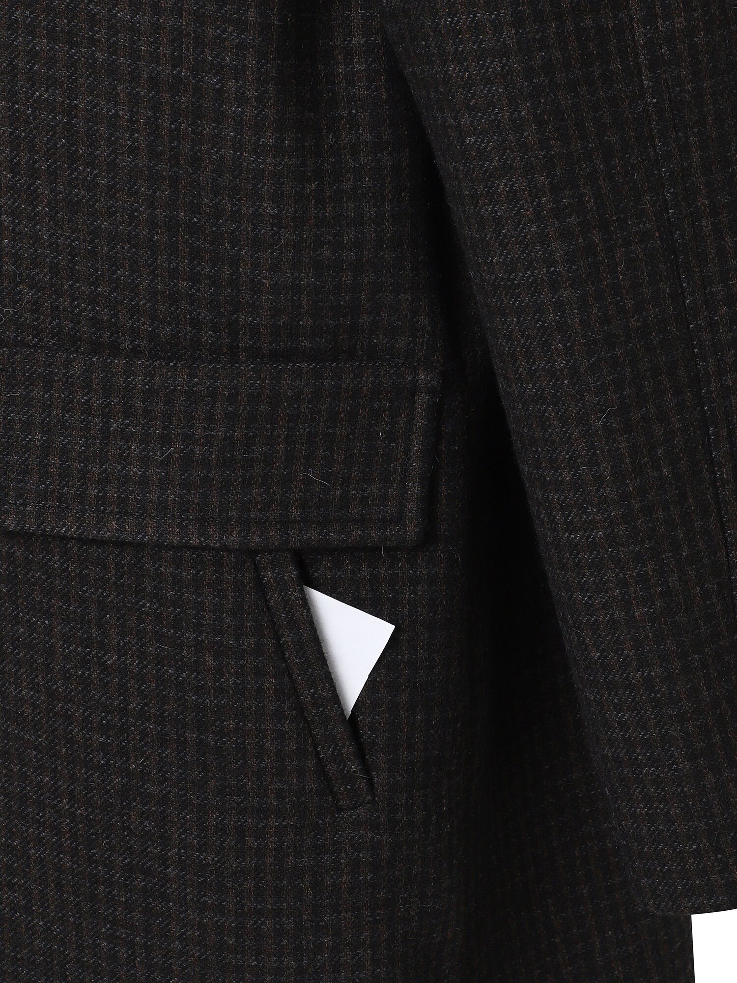 울 블렌드 쉐도우 체크 코트 (CHECK BROWN)